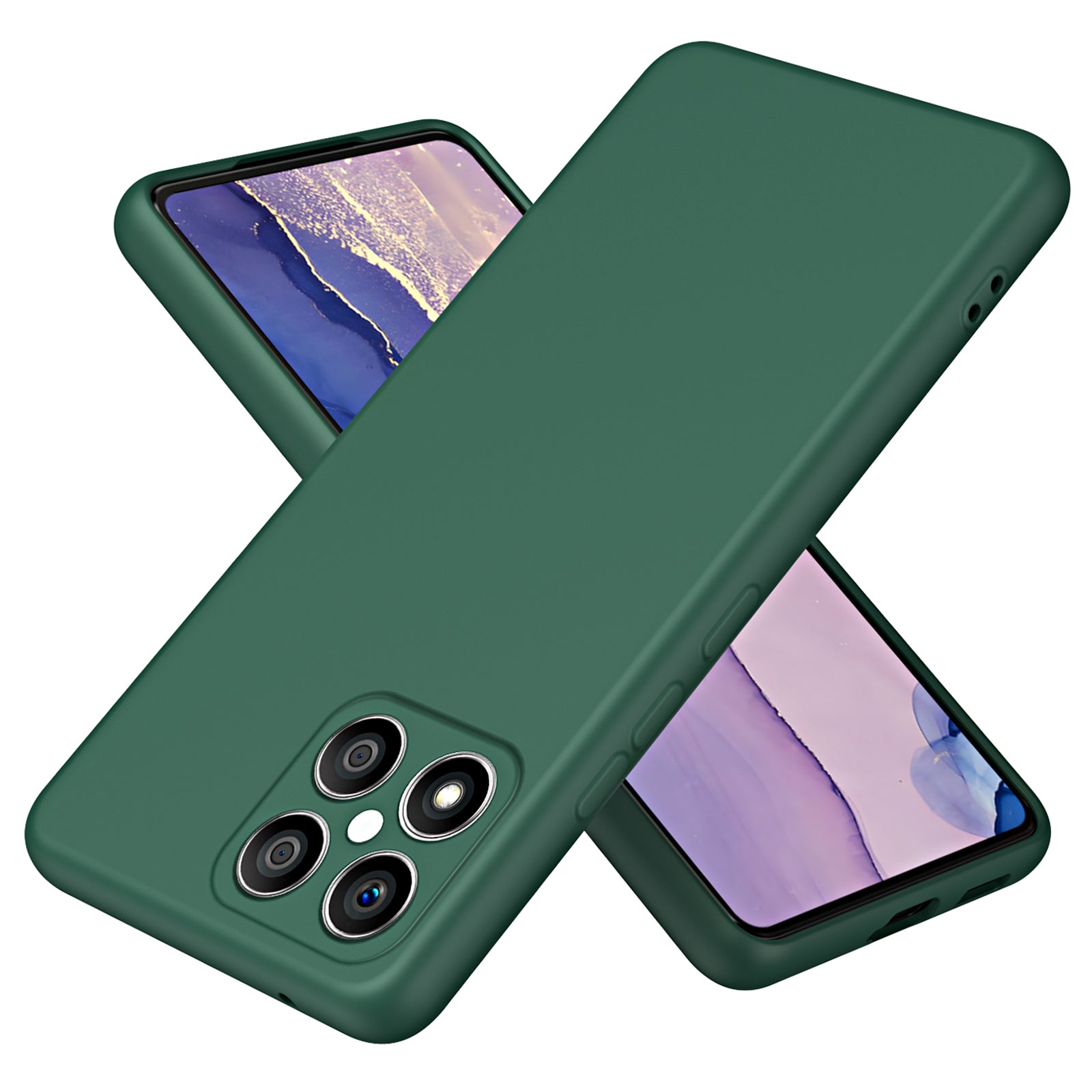 For Honor X8 4G X30i 2.2mm Thickness Shockproof Cover Fiber Lining Rubberized Soft TPU Anti-scratch Phone Case For Honor X8 4G X30i 2.2mm Thickness Shockproof Cover Fiber Lining Rubberized Soft TPU Anti-scratch Phone Case